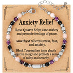 Prosperity Crystal Bracelet – Green Aventurine Citrine Tiger Eye Engravable Silver Bar Adjustable Wealth Bracelet