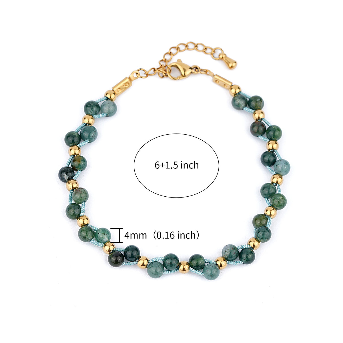 14K Gold Plated Dainty Red Crystal Bracelet | Faceted Bead Adjustable Bracelet for Women – Gift Ready
