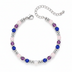 Anxiety Relief Bracelet White Background Top-Down View