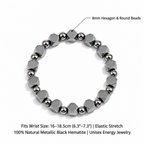 Black Hematite Bracelet Sizing Guide Version 2