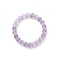 Natural Bolivian Amethyst Bracelet Top-Down Flat Lay