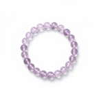 Natural Bolivian Amethyst Bracelet Top-Down Flat Lay